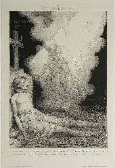 Talíř osm z Misery od Charles Rambert