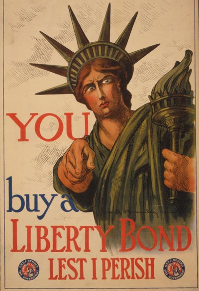 Kupte si dluhopis Liberty, abych nezahynul, 1917 od Charles Raymond Macauley