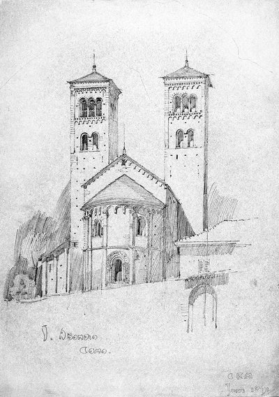 S. Abondio, Como, 1891 od Charles Rennie Mackintosh
