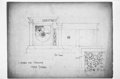 S. Maria dei Miracoli Altar Screen, 1891 od Charles Rennie Mackintosh