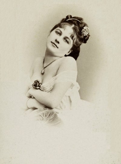 Portrét herečky Henriette Victoire Drouard (1851-1923). od Charles Reutlinger