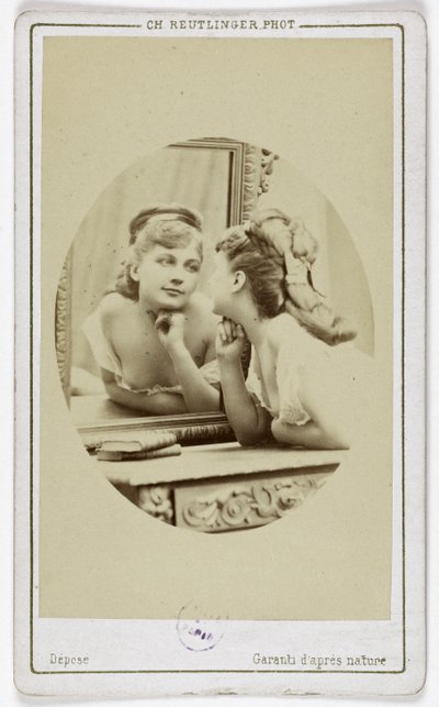 Portrét herečky Henriette Victoire Drouard (1851-1923). od Charles Reutlinger