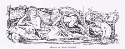 Spring, z The Magazine of Art 1893, Cassell and Company, 1893 od Charles Ricketts