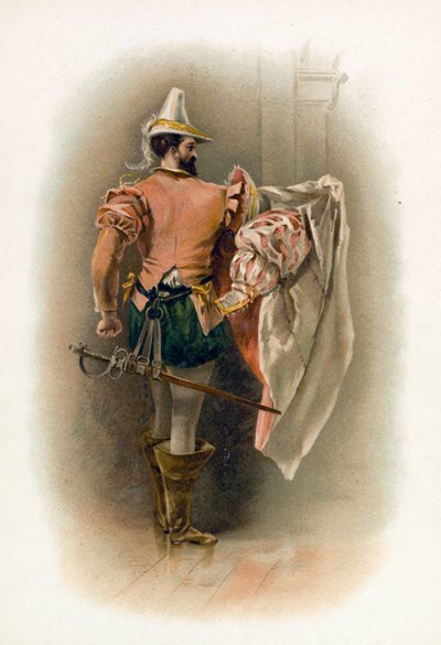 Petruchio ze Zkrocení zlé ženy od Charles Robert Leslie