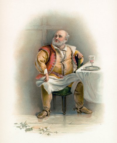 Shakespearův Falstaff od Charles Robert Leslie
