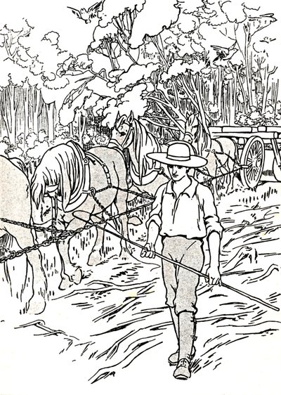 Osadník čistící svou zemi, 1912 od Charles Robinson