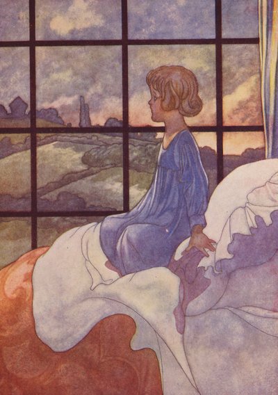Rudá obloha po ránu (barevná litografie) od Charles Robinson