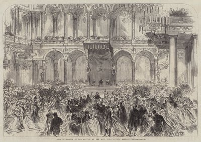 Ples na počest sultána, v New India Office, Westminster od Sir John Charles Robinson