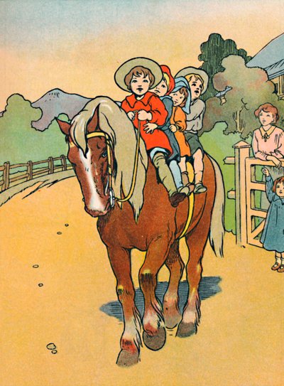 Jít do školy na Novém Zélandu, 1912 od Charles Robinson