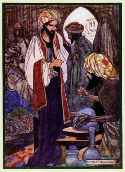 Ilustrace pro Rubaiyat Of Omar Khayyam od Charles Robinson