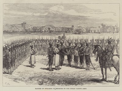 Způsob nadávek při rekrutech do naší indické domorodé armády od Sir John Charles Robinson