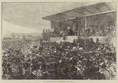 Pan Gladstone s projevem na Setkání o Blackheath od Sir John Charles Robinson