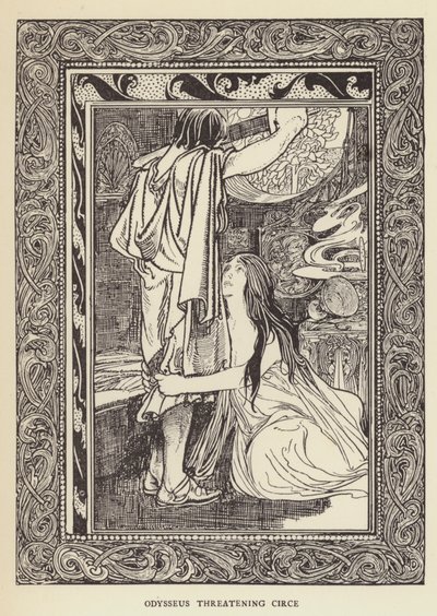 Odysseus ohrožuje Cirké od Sir John Charles Robinson