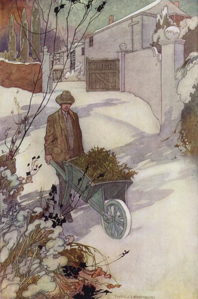 Naše sentimentální zahrada: zima (barva lito) od Charles Robinson