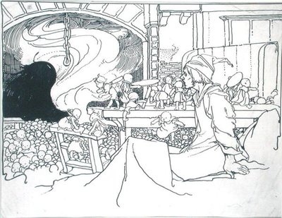 Zuřivý hostitel, ilustrace z 