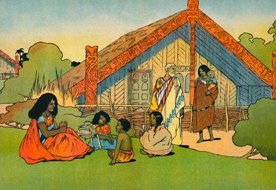 Domov Maorů, 1912 od Charles Robinson