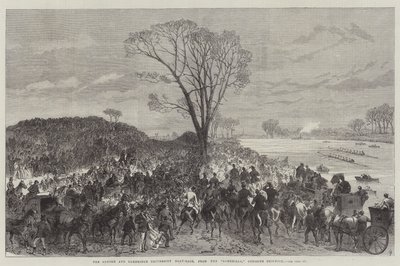 Oxford a Cambridge University Boat-Race, z Sandhills, naproti Chiswicku od Sir John Charles Robinson