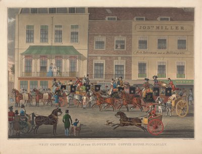 West Country Mails v Gloucester Coffee House, Piccadilly od Charles Rosenberg