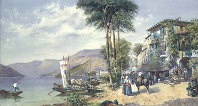 Luvino, jezero Maggiore od Charles Rowbotham