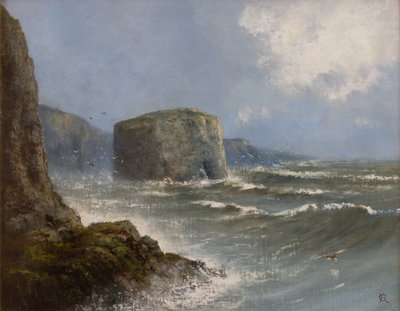 Marsden Rock (olej na palubě) od Charles Rutherford