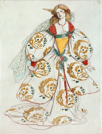 Návrhy kostýmů, c1850-1880 od Charles S Ricketts