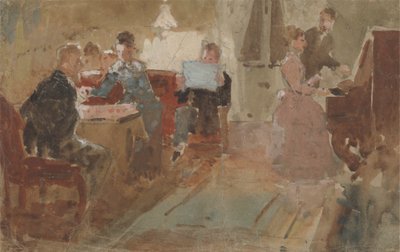 Večerní zábava od Charles Samuel Keene