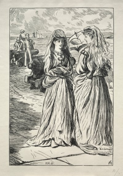 Lady Nelly - Flirt od Charles Samuel Keene
