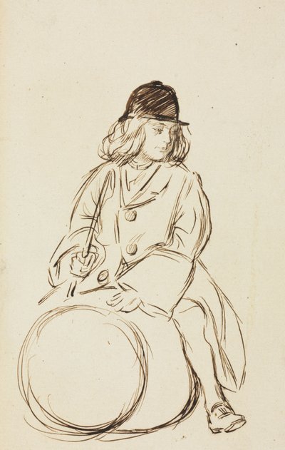Portrét malého Corbaulda. od Charles Samuel Keene