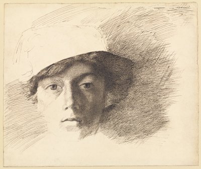 Autoportrét od Charles Samuel Keene