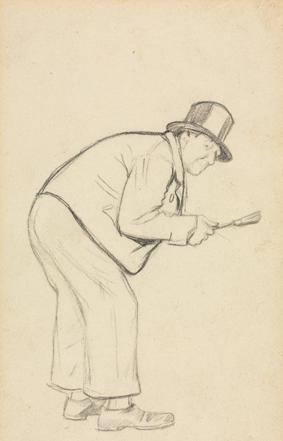 Studie pro ženu, která nenávidí ženy. od Charles Samuel Keene