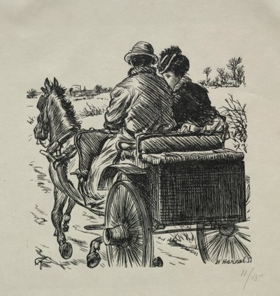 Kabát s kožešinovou podšívkou, 1869. od Charles Samuel Keene