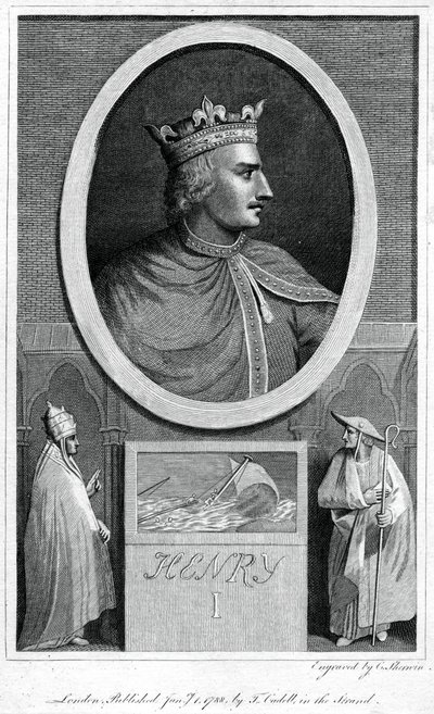 Jindřich I., anglický král, 1788. od Charles Sherwin