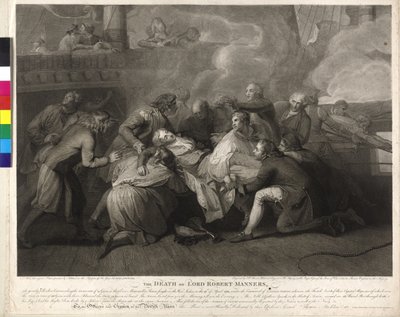 Lord Robert Manners (1758-1782) Smrt lorda Roberta Mannerse od Charles Sherwin