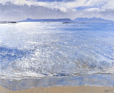 Pozdní odpoledne, Eigg  Rum, 2013 (olej na plátně) od Charles Simpson