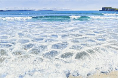Oldshoremore Sea, 2010 (olej na plátně) od Charles Simpson