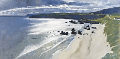 Zátoka Sango, 2011 (olej na plátně) od Charles Simpson