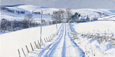 Sníh, Newhall, 2010 (olej na plátně) od Charles Simpson