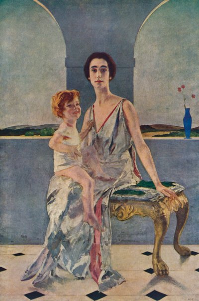 Hraběnka z Rocksavage a její syn, 1922 1935 od Charles Sims