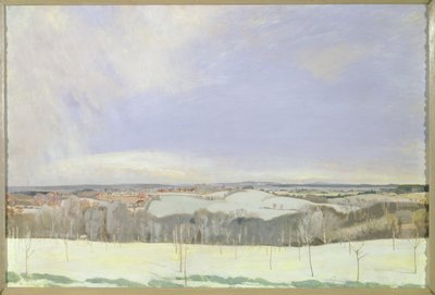 Weald Winter, (tempera na panelu) od Charles Sims