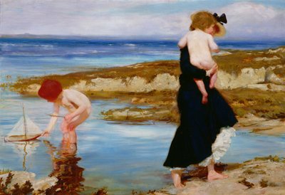 Vodní miminka, 1903 od Charles Sims