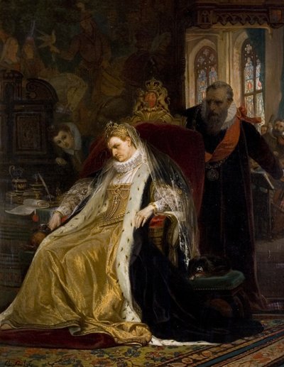 Problémová Alžběta, konec 19. století od Charles Soubre
