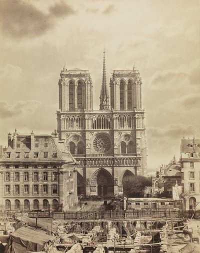 Notre Dame de Paris, počátek 60. let 19. století. od Charles Soulier