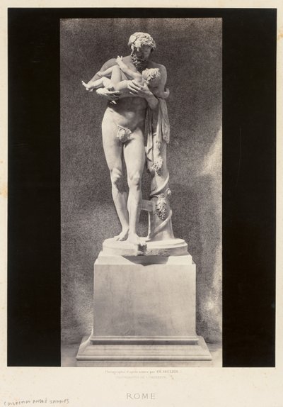 Silenus Holding the Child Dionýsos, Louvre Museum, Paris, c. 60. léta 19. století. od Charles Soulier