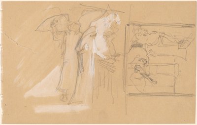 Studie pro panel od Charles Sprague Pearce