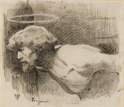 Studie ke stětí sv. Jana Křtitele, kolem roku 1881 (uhlí na silném krémovém papíře) od Charles Sprague Pearce