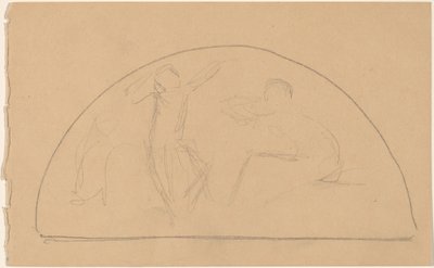Studium pro Lunetu od Charles Sprague Pearce