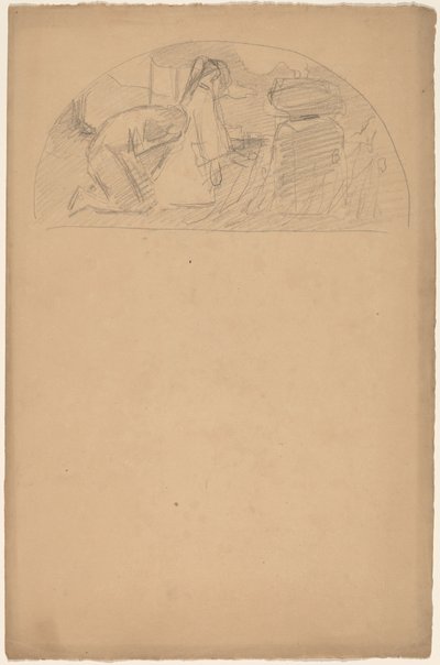 Studium pro Lunetu od Charles Sprague Pearce