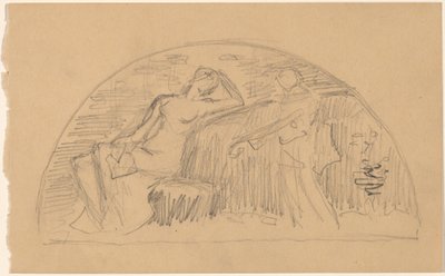 Studium pro Lunetu od Charles Sprague Pearce