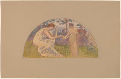 Studium pro Lunetu od Charles Sprague Pearce