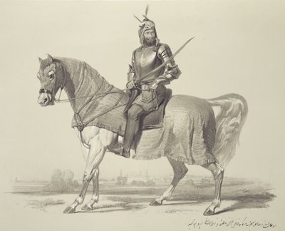 Panjab: Rajah Lal Sing, deska 13 z „Recollections of India“, vyryla Auguste Francois Laby (1784-1860) 1847 od Charles Stewart Hardinge